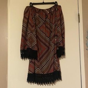 Off the shoulder dress